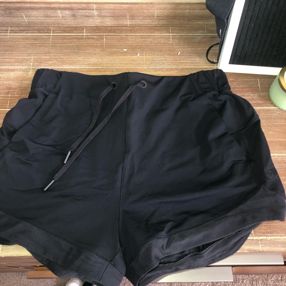 Black lululemon shorts